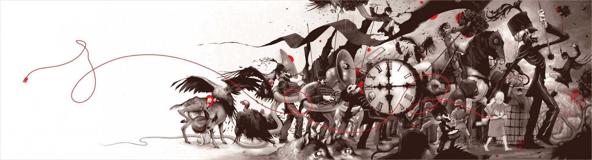 Арт: James Jean для альбома The Black Parade / My Chemical Romance (2006) Источник: оформление винила и официальных материалов группы